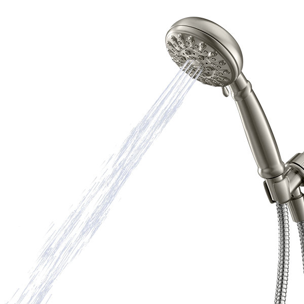 Banbury Multi Function Handheld Shower Head, Spot Resist Brushed Nickel
