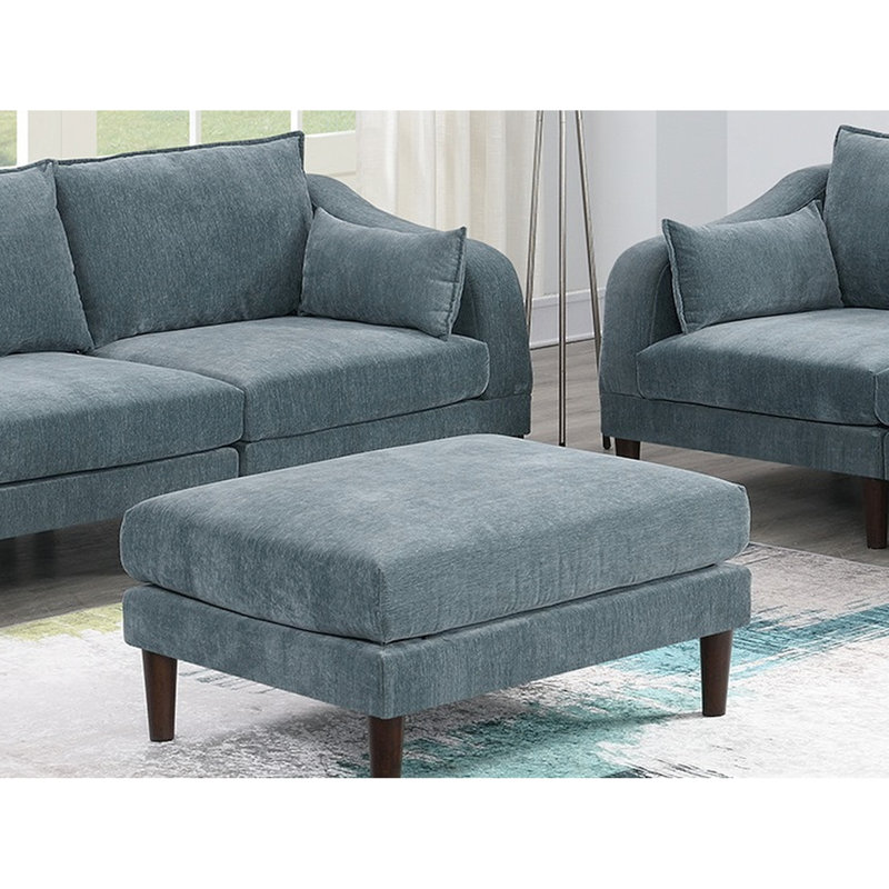 Modern 6Pcs Modular , Fabric, 4 One Arm Chairs, 1 Armless Chair, , Mineral Color Living Room Allure With 4X 1X Cozy