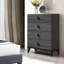 Meuble de chambre à coucher moderne 1 pièce avec commode et commode avec tiroirs