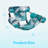 Foldable dual-purpose backrest floating platform - water-based recreational reclining chair floating bed sofa-113826242