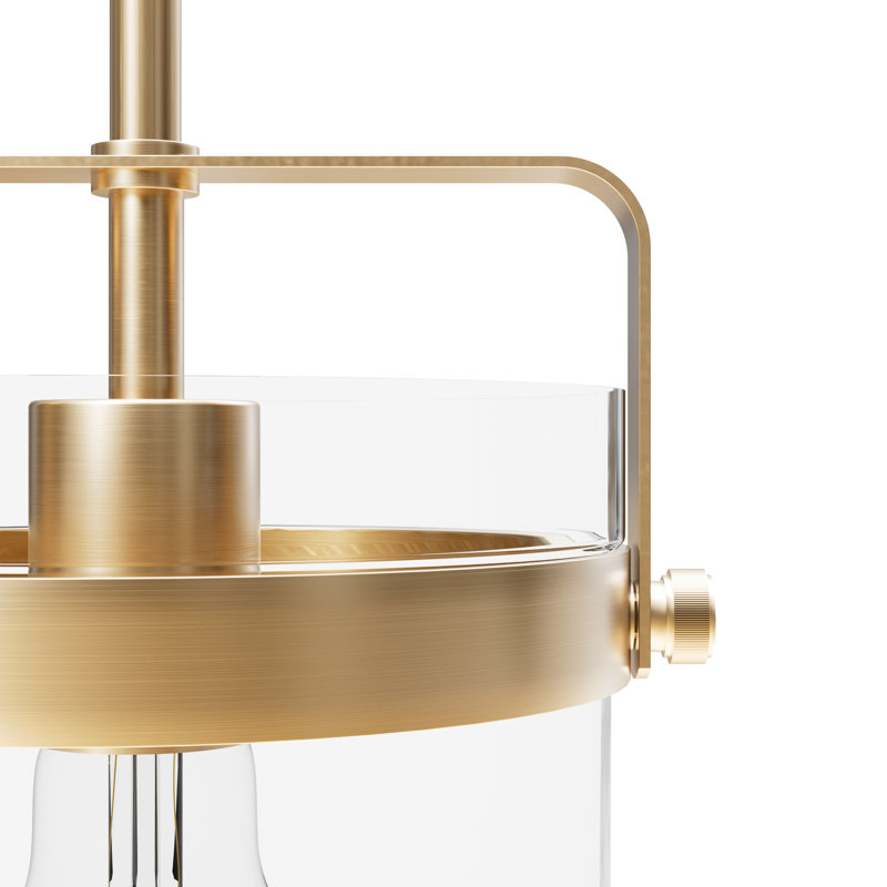  1 - Light Bell Bell Pendant, Alturas Gold