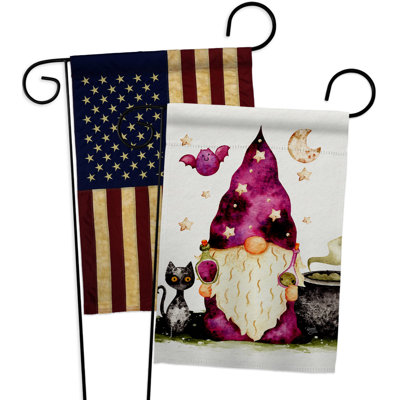 Double Sided 18.5'' H x 13'' W Polyester Garden Flag