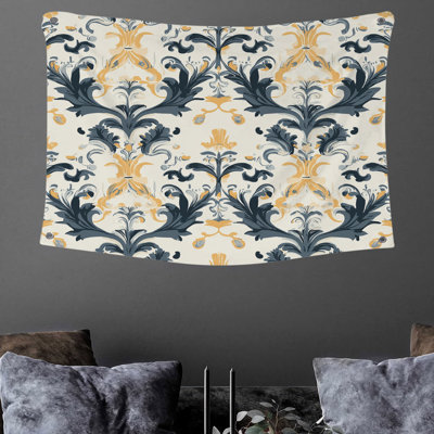 Tapisserie murale à motif baroque - Décoration murale pour la maison