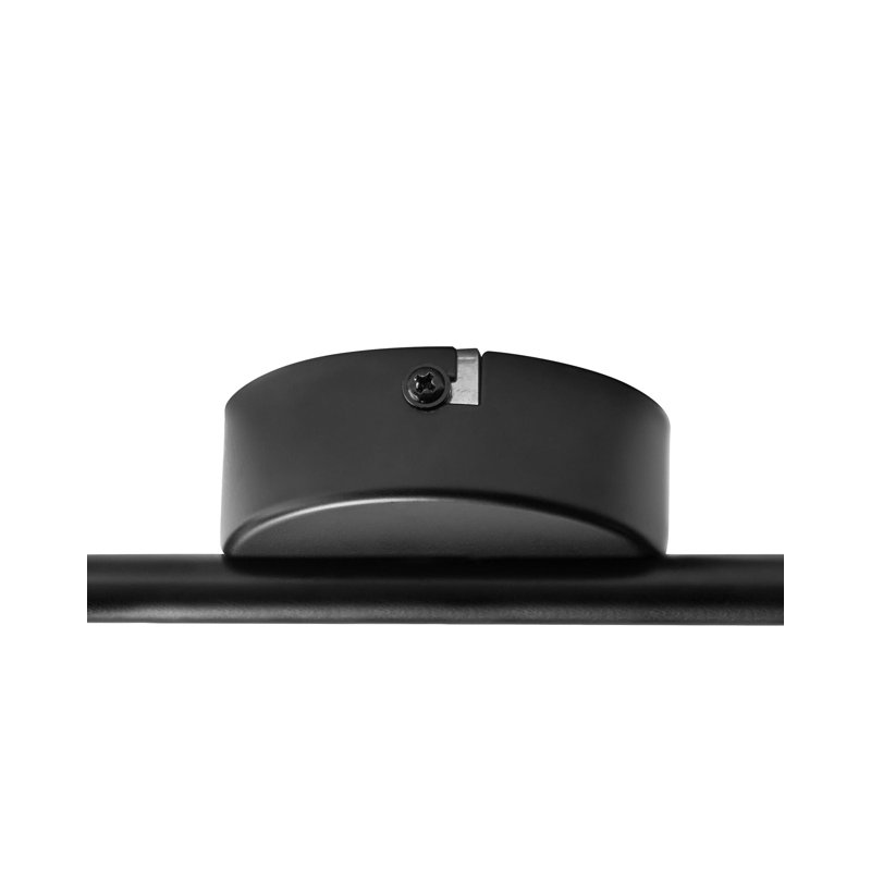 2 Light Spotlight NYANDO Metal Black, Satin Black, 16cm H x 26cm W x 8cm D