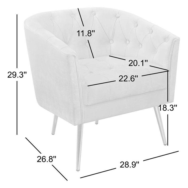 Fauteuil et repose-pieds Wynnwood, Velours gris argenté