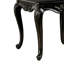 Table de bout en bois avec pieds cabriole espresso-1806303825