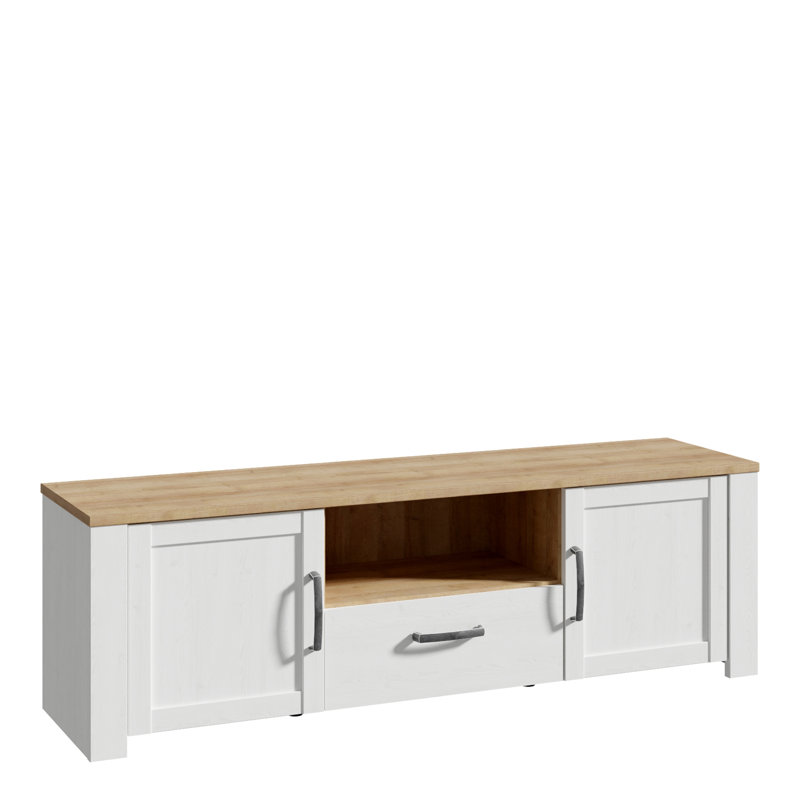 Akilesh TV Stand for TVs up to 75", White