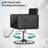  Hydraulic Salon Chair for Hair Stylist, PU Leather Styling Chair with 360° Rotation, Adjustable Height-84573644