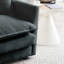 Modulaire 4 avec assise en chenille haute et cadre en bois gris