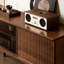 Meuble télé simple et rétro en bois massif