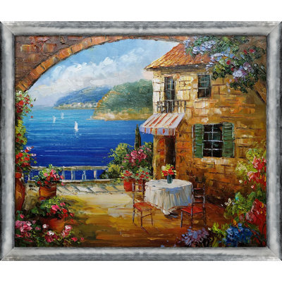 Café au bord de l'océan