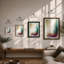 Particles in Dissolution Abstract - Framed Print-620016445-620016442