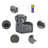  Massage Recliner Chair Grey-847370451