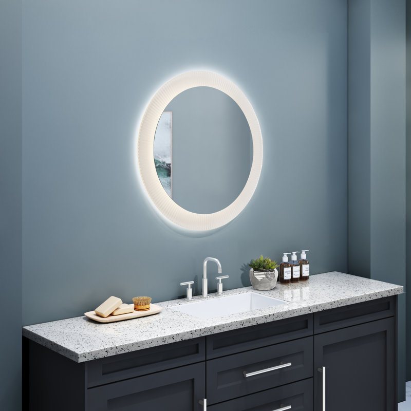 Renz - Miroir rond, Transparent