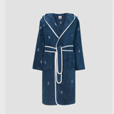 Cruise Cotton Blend Terry Cloth Ankle Bathrobe with Pockets and Hood for Kids