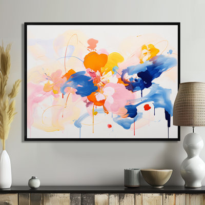 «Beyond the Veil Expressionism - Abstract», reproduction d'art murale