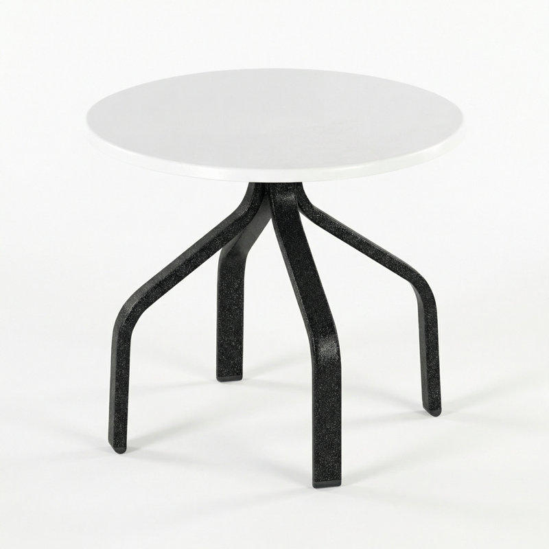 18" Round Side Table, Granite