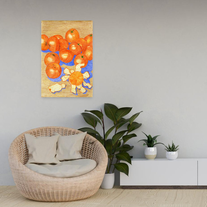 Art contemporain contemporain rustique, H 24 po x l 16 po