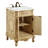 Lunette 24'' Single Bathroom Vanity with Top-350434984-284787573