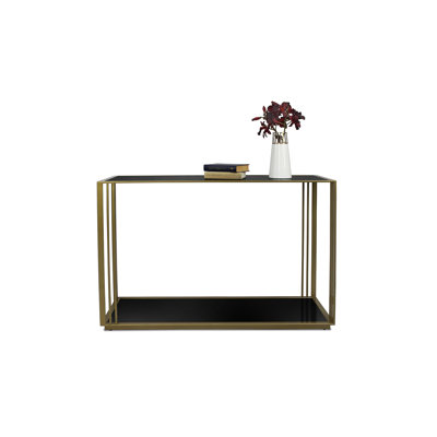 Gott 126cm Glass Top Console Table