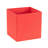 Artisan Diagonal Handle Cube Bin Set, Red Polyester-32133585