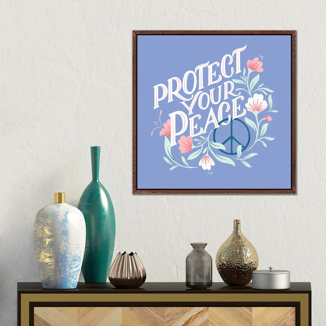 Protect Your Peace I von Gia Graham - Gallery-Wrapped Canvas Giclée on Canvas