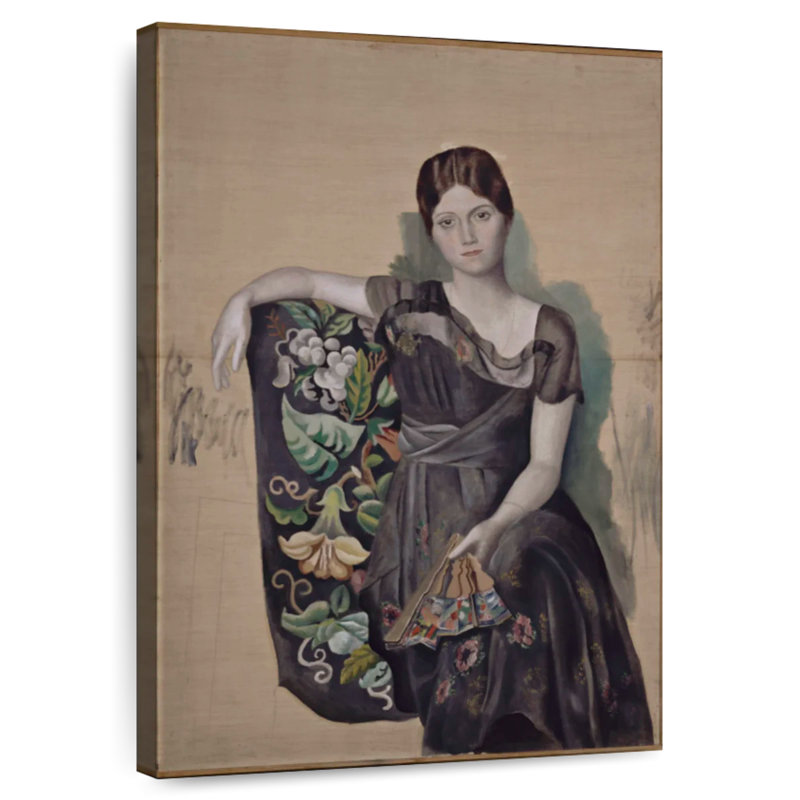 Leisha Olga In An Armchair, 30" H x 20" W