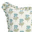 Fabdivine Floral Home Décor For Summer, Winter, 24X24 Inch Handmade Block Print, Blue, Manmohan-106744370