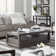 Eloise 3 - Piece Glass Top Living Room Table Set