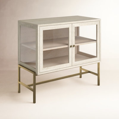 Warner Solid Wood Storage Cabinet