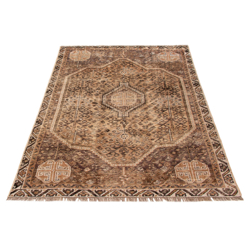 Tapis brun clair Melis 5 pi 9 po x 8 pi 11 po
