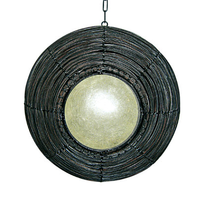 Ludlow 1 - Light Brown / Black Geometric Pendant
