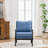 Accent Chair With Turned Wood And Solid Frame-1731412537