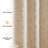 Cotton Blend Semi Sheer Curtain Pair-579883890-579883903
