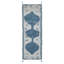 Reef Madness Wool Oriental Area Rug in Blue/Gray-1048493746