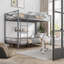 Lit simple superposé simple - structure en acier, gris, utilisation scolaire-49530333