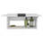 Prentiss Cabinet, Manufactured Wood Wall Cabinet with Pull Up Door, Ideal for Kitchen.