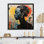 «African Reggae Woman Portrait III», art sur toile tendance