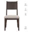 Chaise en bois massif Norvell