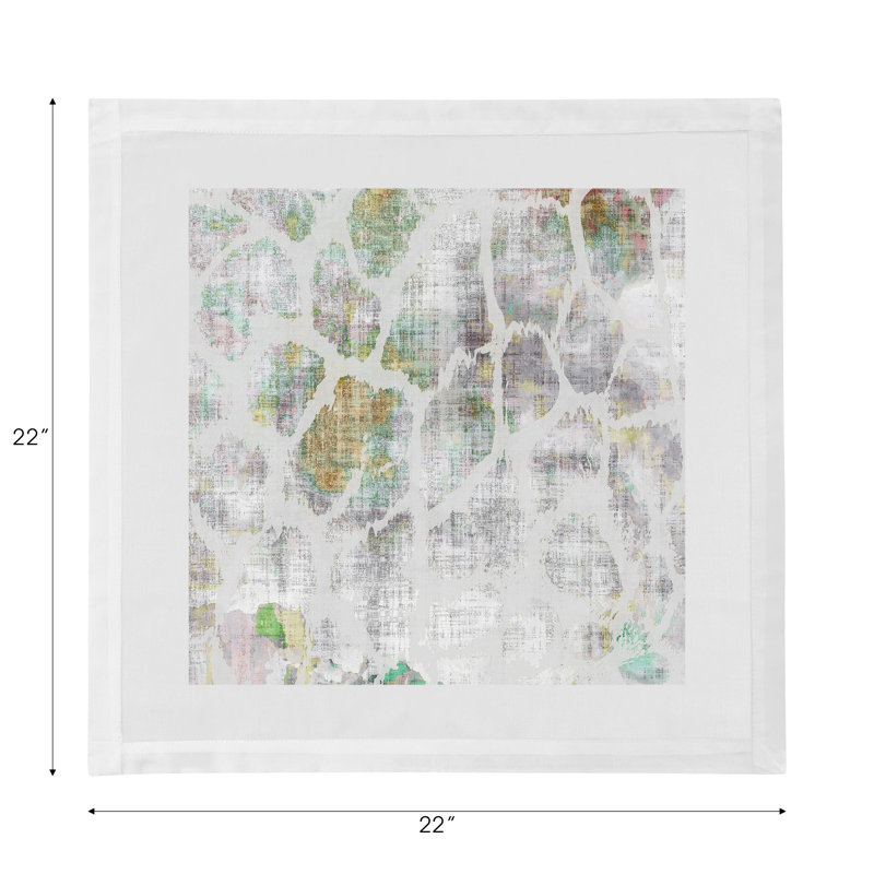 Giraffe Cotton Sateen Dinner Napkins, Fall