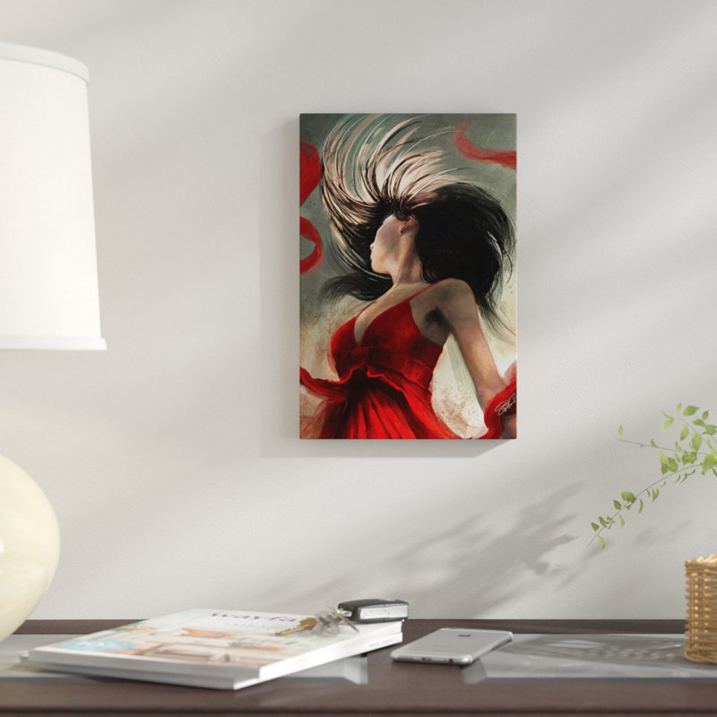 «The Flip», impression sur toile, H 40 po x l 26 po x P 1,5 po, Toile tendue, Pas de tapis