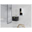 Meuble-lavabo mural 24 po avec lavabo en céramique et armoire d'appoint en châtaignier noir ou blanc-129885174
