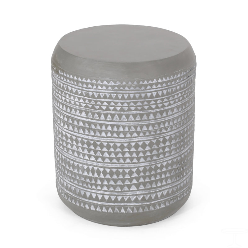 Outdoor Lightweight Concrete Side Table