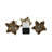 3-Pieces Kriss Flower Statuary With Marb-2119468880