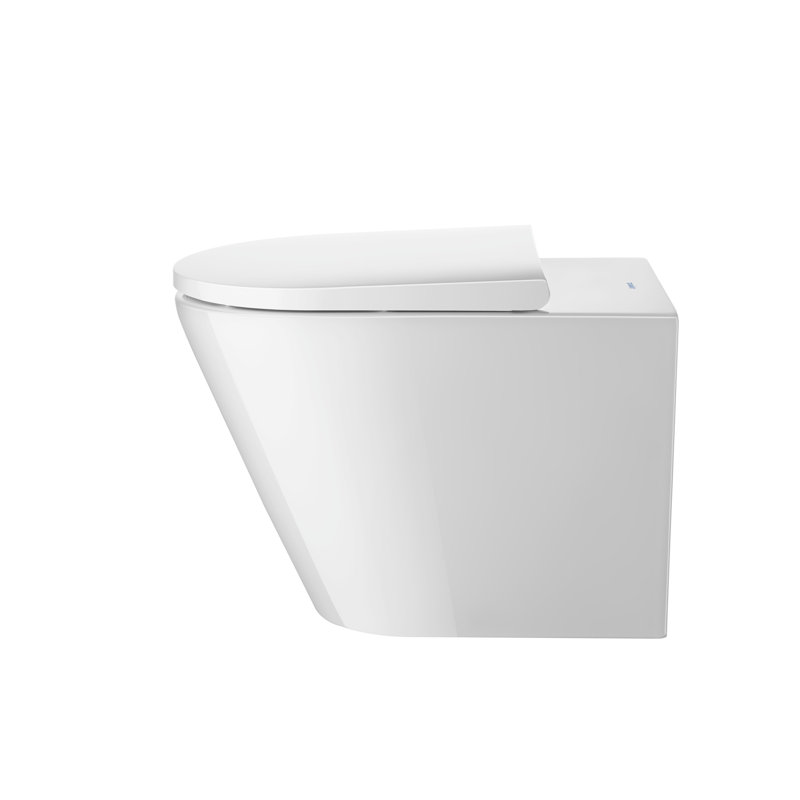 Siège de toilette allongé Duravit D-Neo avec fermeture en douceur
