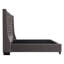 Revêtement de lit capitonné en velours Zoa Bed W-115686016-115686015