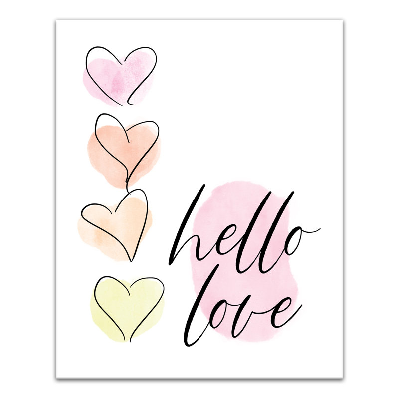 Bonjour love Bruner, H 20 po x l 16 po x P 1,25 po