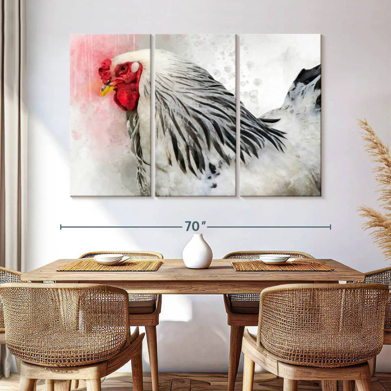 Brampt Brahma Rooster, 24" H x 38" W