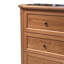 39.37 " W Pine Solid Wood and Glass Jewelry Armoire