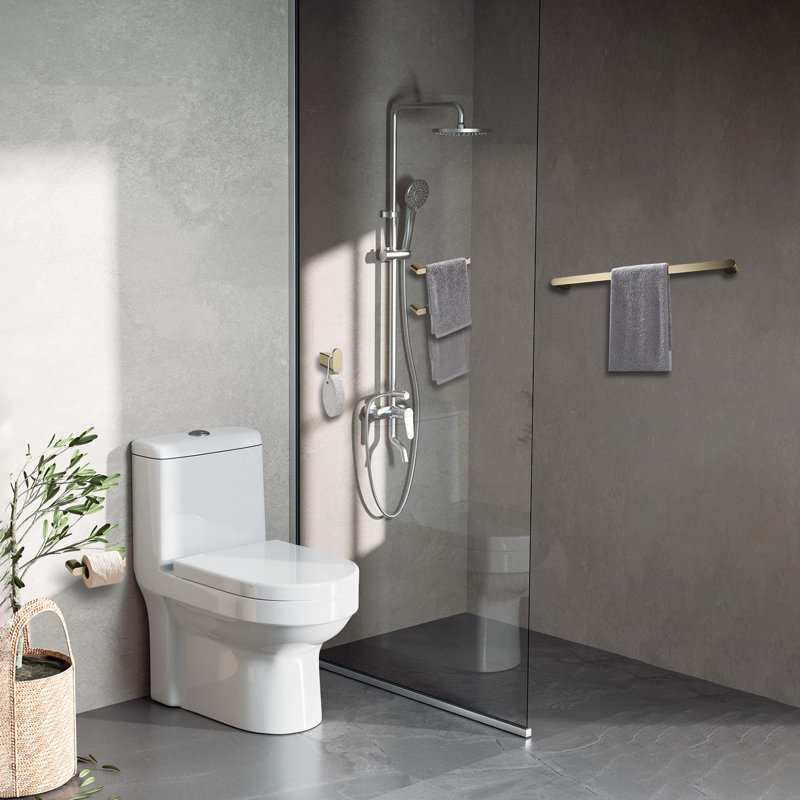 5 - Piece Bathroom Hardware Set, Brushed Gold